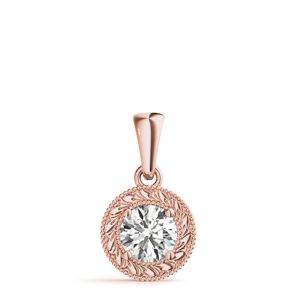 Solitaire Diamond Pendant For Women