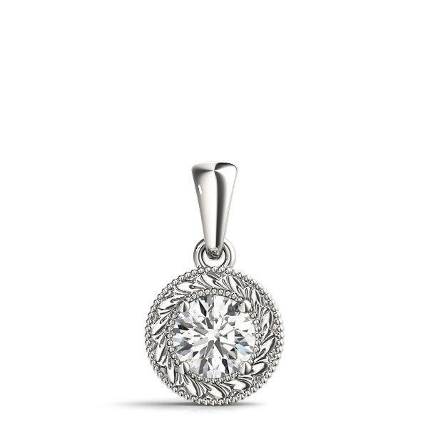 Solitaire Diamond Pendant For Women