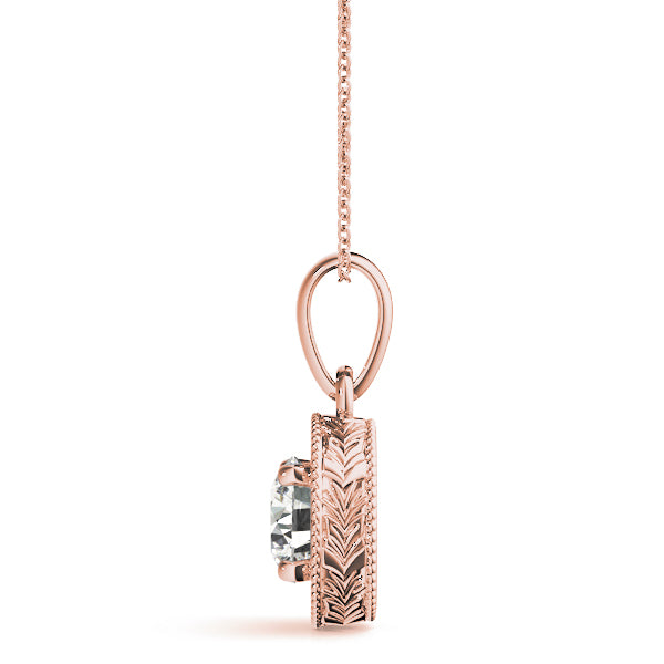 Solitaire Diamond Pendant For Women