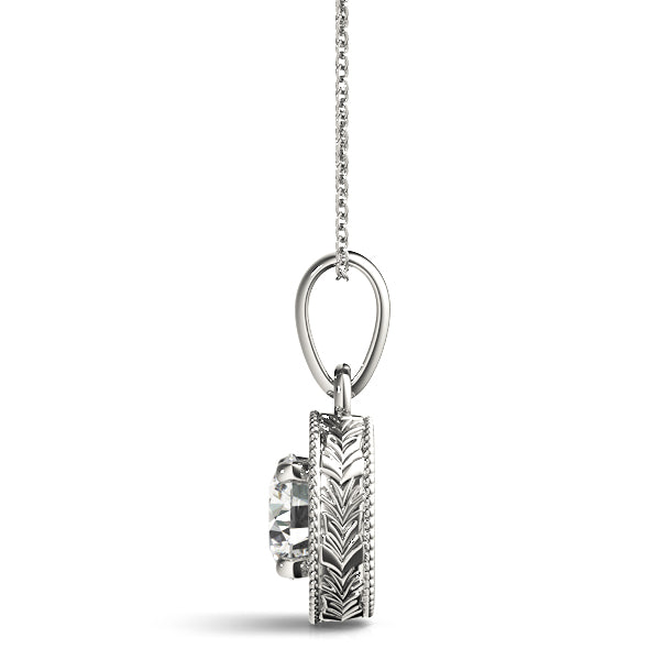 Solitaire Diamond Pendant For Women