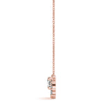Load image into Gallery viewer, Oval Halo Diamond Pendant for Women
