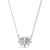 Oval Halo Diamond Pendant for Women
