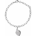 Load image into Gallery viewer, Enchanting Heart Charm Bracelet
