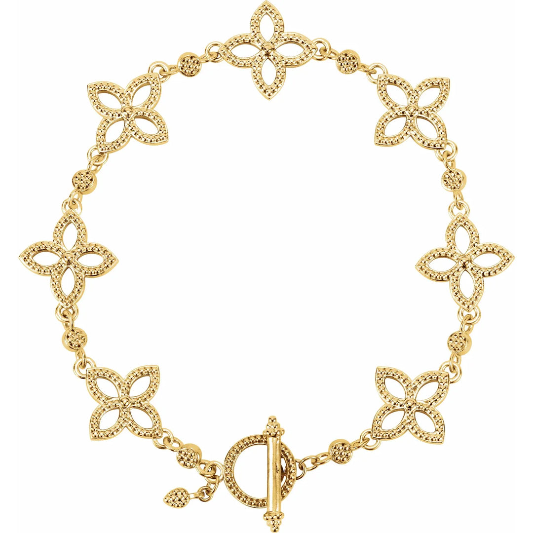 Floral Bloom Bracelet for Women