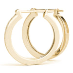 Load image into Gallery viewer, Milgrain Edge Hoop Earrings for Women
