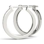Load image into Gallery viewer, Milgrain Edge Hoop Earrings for Women
