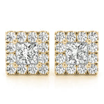 Load image into Gallery viewer, Classic Square Diamond Studs
