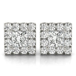 Load image into Gallery viewer, Classic Square Diamond Studs
