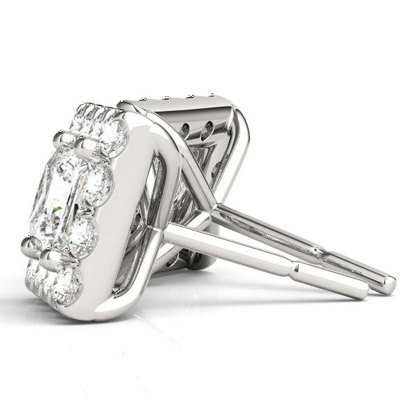 Classic Square Diamond Studs