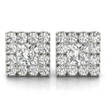 Classic Square Diamond Studs