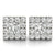 Classic Square Diamond Studs