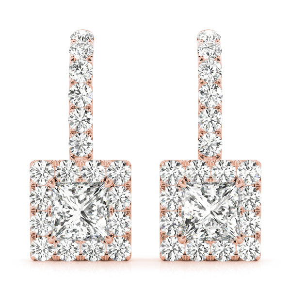 Halo Dangle Earrings For Women