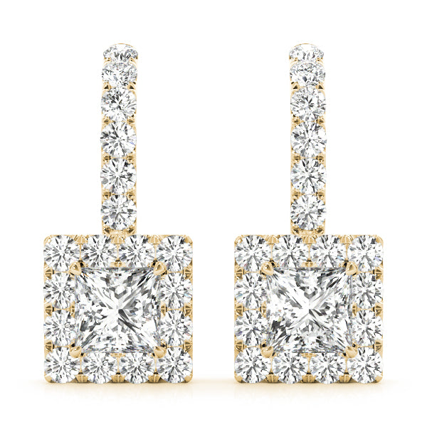 Halo Dangle Earrings For Women