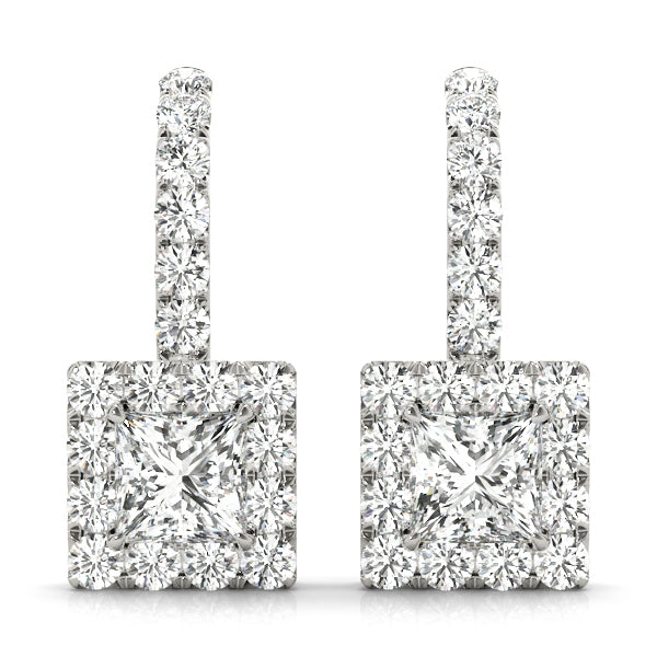 Halo Dangle Earrings For Women