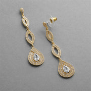 Cubic Zirconia Wedding Earrings