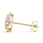 Load image into Gallery viewer, Floral Diamond Fashion Earrings
