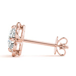 Load image into Gallery viewer, Floral Diamond Fashion Earrings
