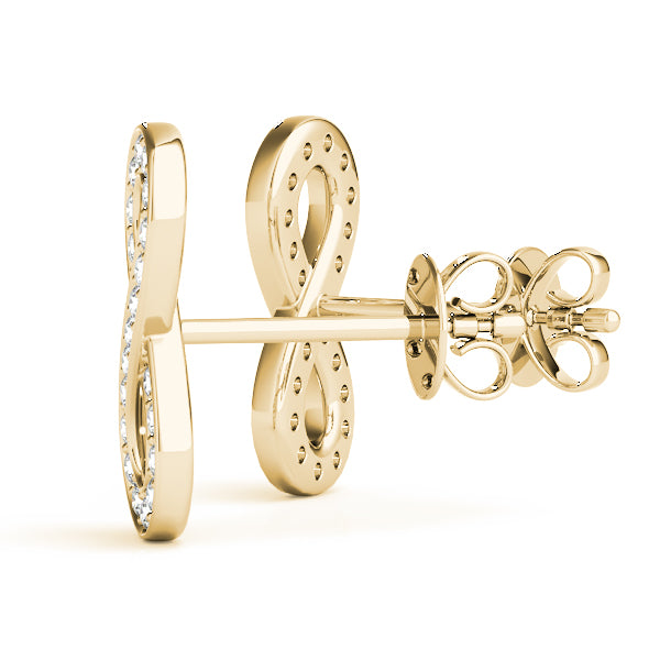 Eternal Infinity Diamond Stud Earrings