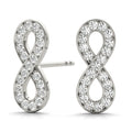 Eternal Infinity Diamond Stud Earrings