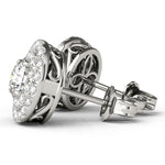 Load image into Gallery viewer, Double Halo Diamond Studs
