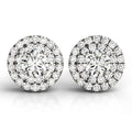 Double Halo Diamond Studs