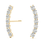 Load image into Gallery viewer, 7-Stone Earring Jackets

