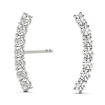 Load image into Gallery viewer, 7-Stone Earring Jackets
