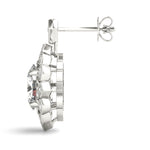 Load image into Gallery viewer, Oval-Shaped Halo Fashion Earrings
