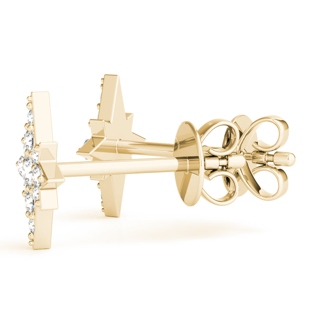 Celestial Radiance Star Diamond Studs