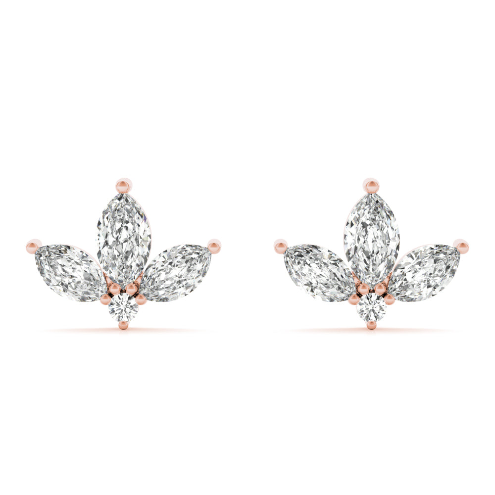 Marquise Diamond Fashion Earrings For Women