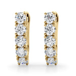 Load image into Gallery viewer, Hoop Earrings With Omega Backs

