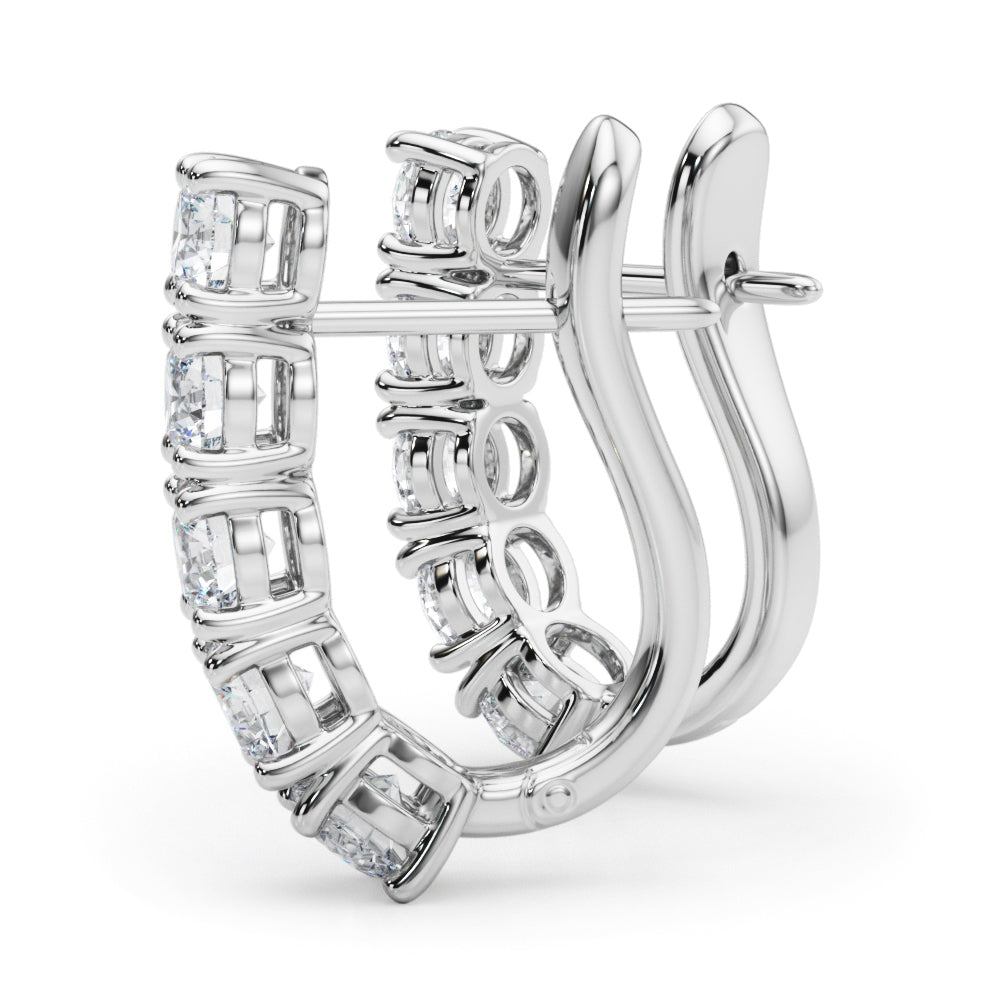 Hoop Earrings With Omega Backs