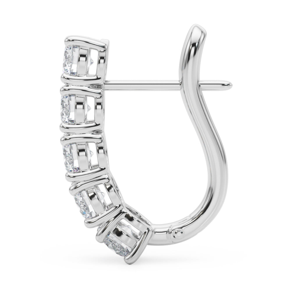 Hoop Earrings With Omega Backs