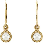 Load image into Gallery viewer, Sterling Silver Pearl Beaded Earrings
