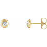 Load image into Gallery viewer, Classic Pattern Bezel Set Stud Earrings
