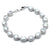 Cubic Zirconia and Pear Shaped Bridal Bracelet
