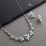 Load image into Gallery viewer, Opal &amp; Cubic Zirconium Wedding Jewelry Set
