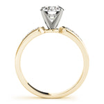Load image into Gallery viewer, Single-Row Channel-Set Diamond Engagement Ring
