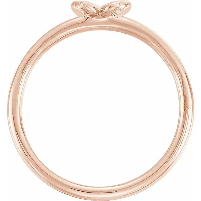 Diamond Butterfly Ring For Youth