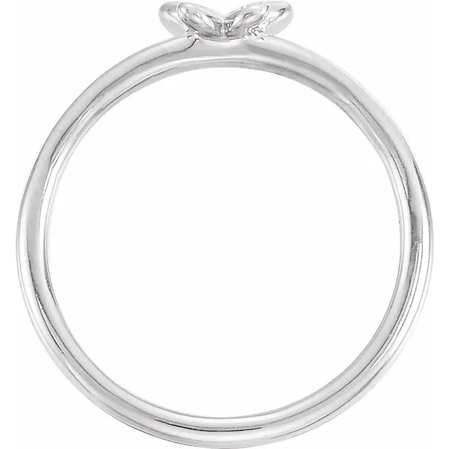 Diamond Butterfly Ring For Youth