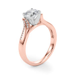 Load image into Gallery viewer, Elegant Multi Row Round Diamond Engagement Ring
