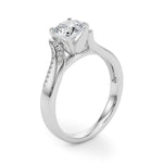 Load image into Gallery viewer, Elegant Multi Row Round Diamond Engagement Ring
