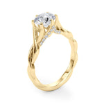 Load image into Gallery viewer, Round Solitaire Engagement Ring

