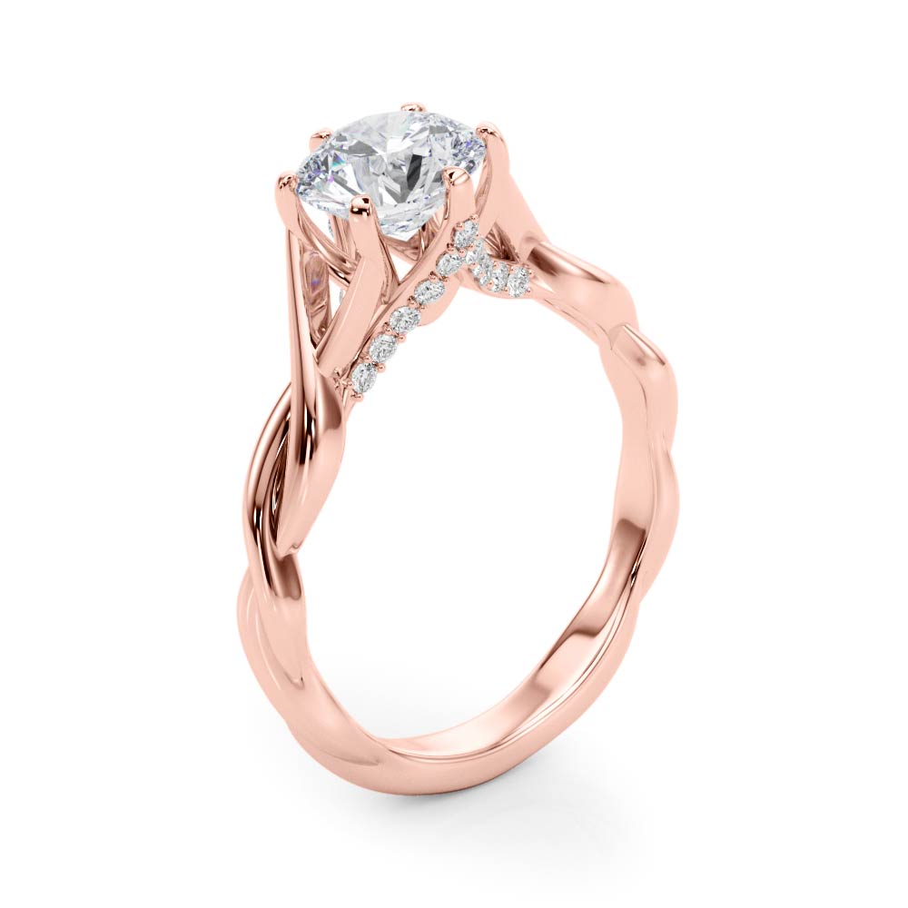 Round Solitaire Engagement Ring