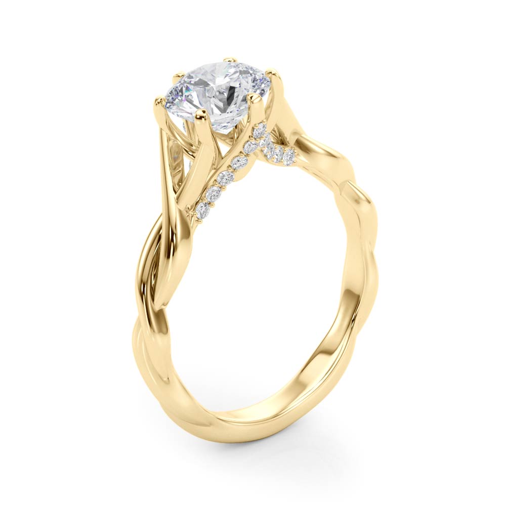 Round Solitaire Engagement Ring