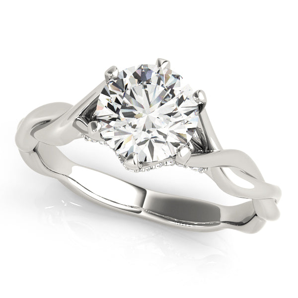Round Solitaire Engagement Ring