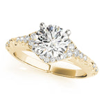 Load image into Gallery viewer, Round Diamond Halo Engagement Ring
