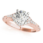 Load image into Gallery viewer, Round Diamond Halo Engagement Ring
