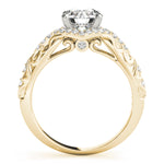 Load image into Gallery viewer, Round Diamond Halo Engagement Ring
