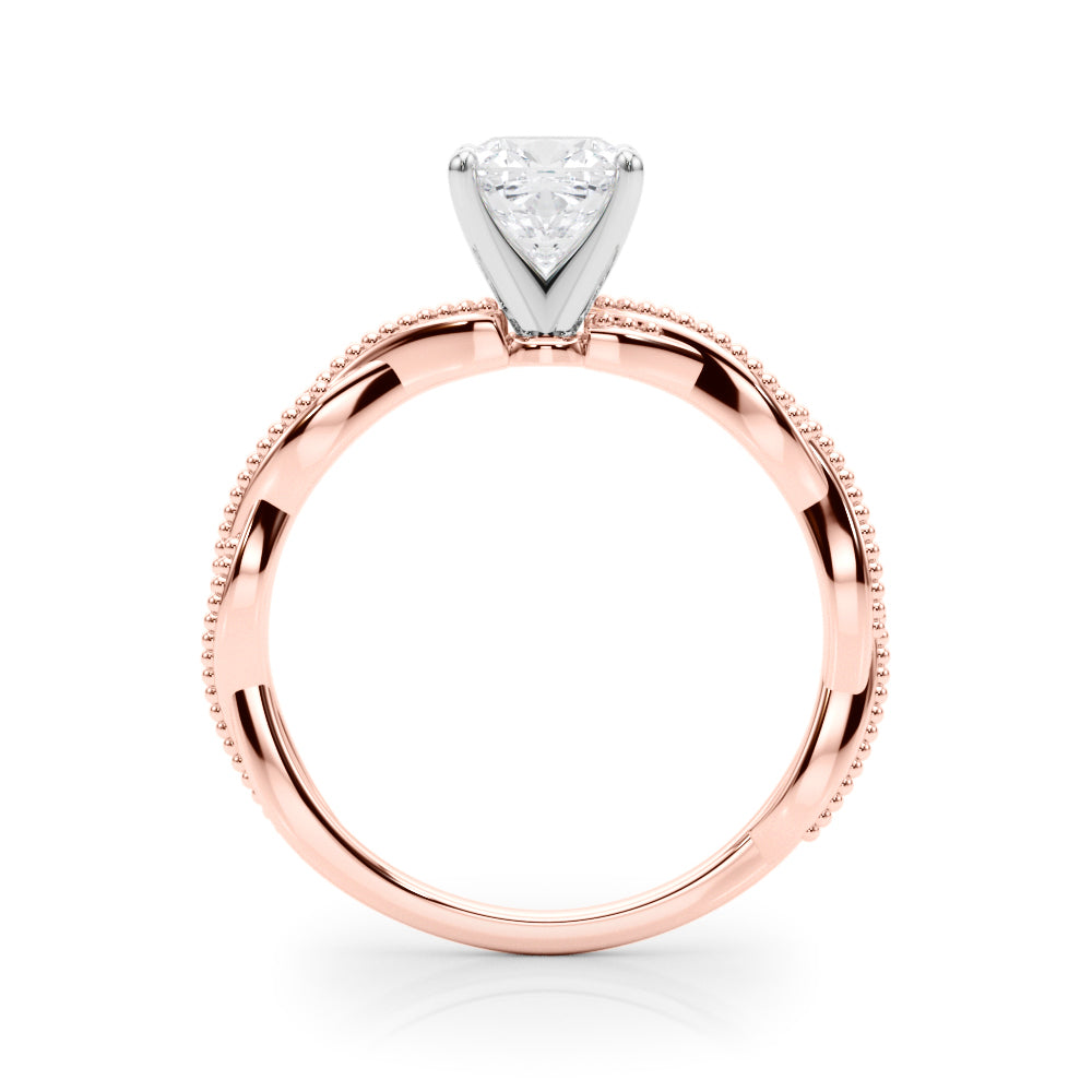 Twisted Design Engagement Ring